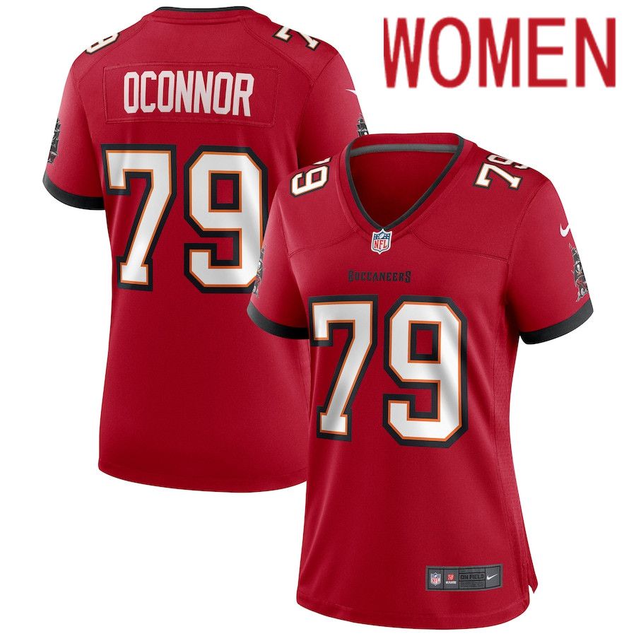 Women Tampa Bay Buccaneers #79 Patrick OConnor Nike Red Game NFL Jersey->women nfl jersey->Women Jersey
